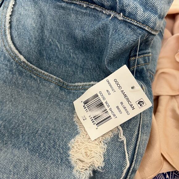 GOOD AMERICAN GOOD 90S SHORT - PLUS SZ 22 - Picture 4 of 6